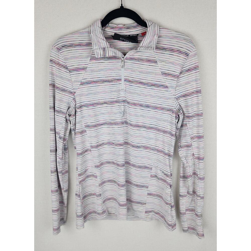 Spyder Top Womens S workout 1/2 zip Athletic gym workout Yoga athlesure - Picture 1 of 11